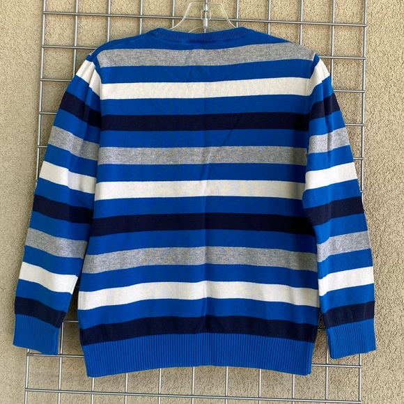 Set of 2 Boy's Striped Sweater Size M 8/10 - Picture 3 of 7
